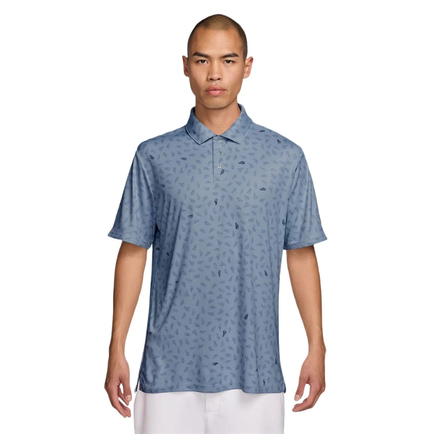 Nike Men's Par Polo SS Shoe Print