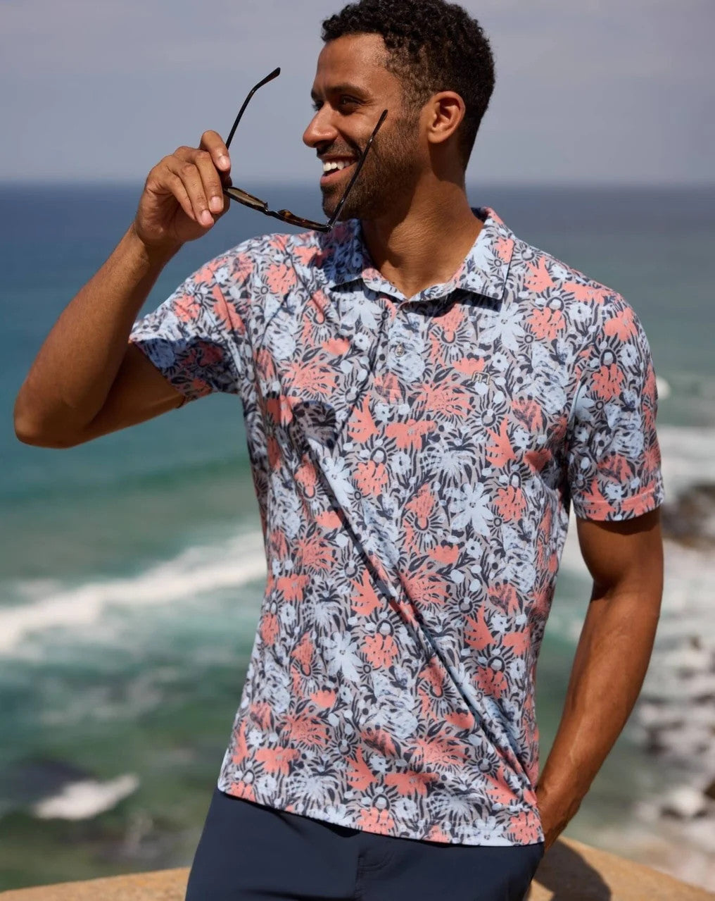 Travis Mathew Men's Featherweight Sands Polo