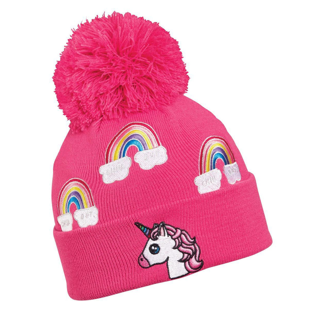 Turtle Fur Kid's Unicorn Pom Hat