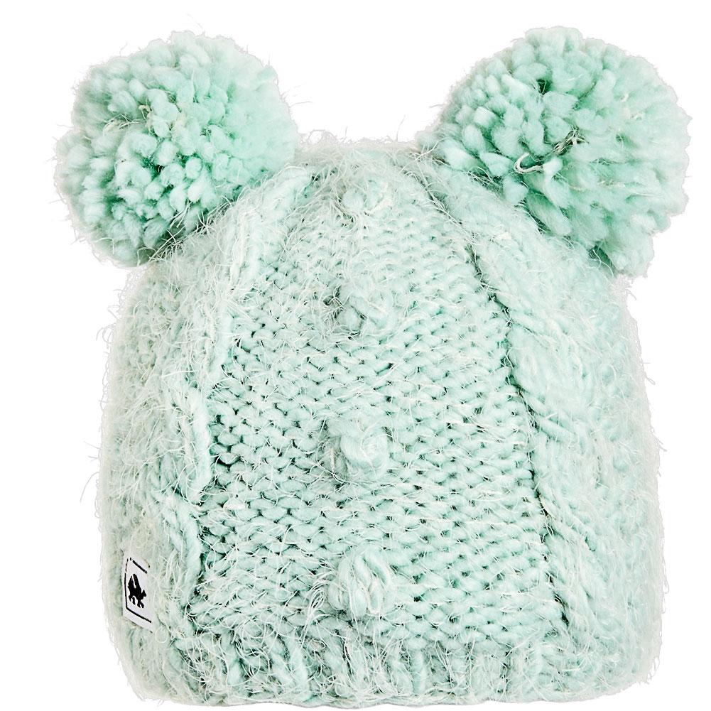 Turtle Fur Kids Fluff Balls Beanie