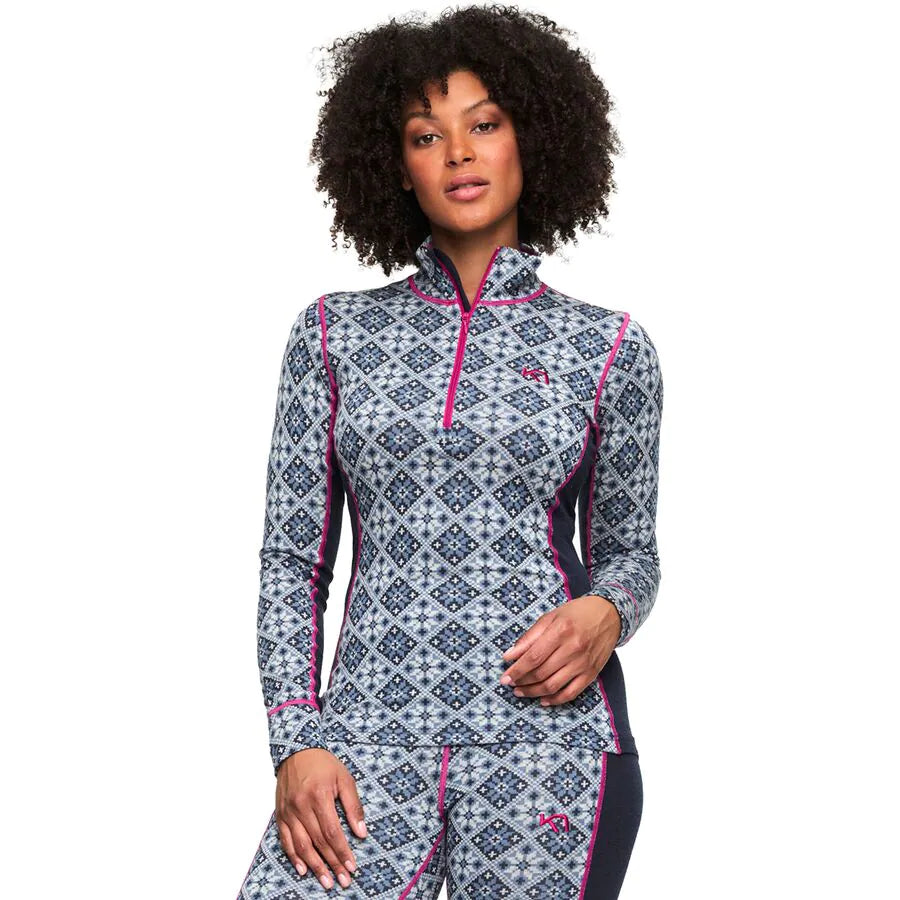 Kari Traa Rose Wool Half Zip