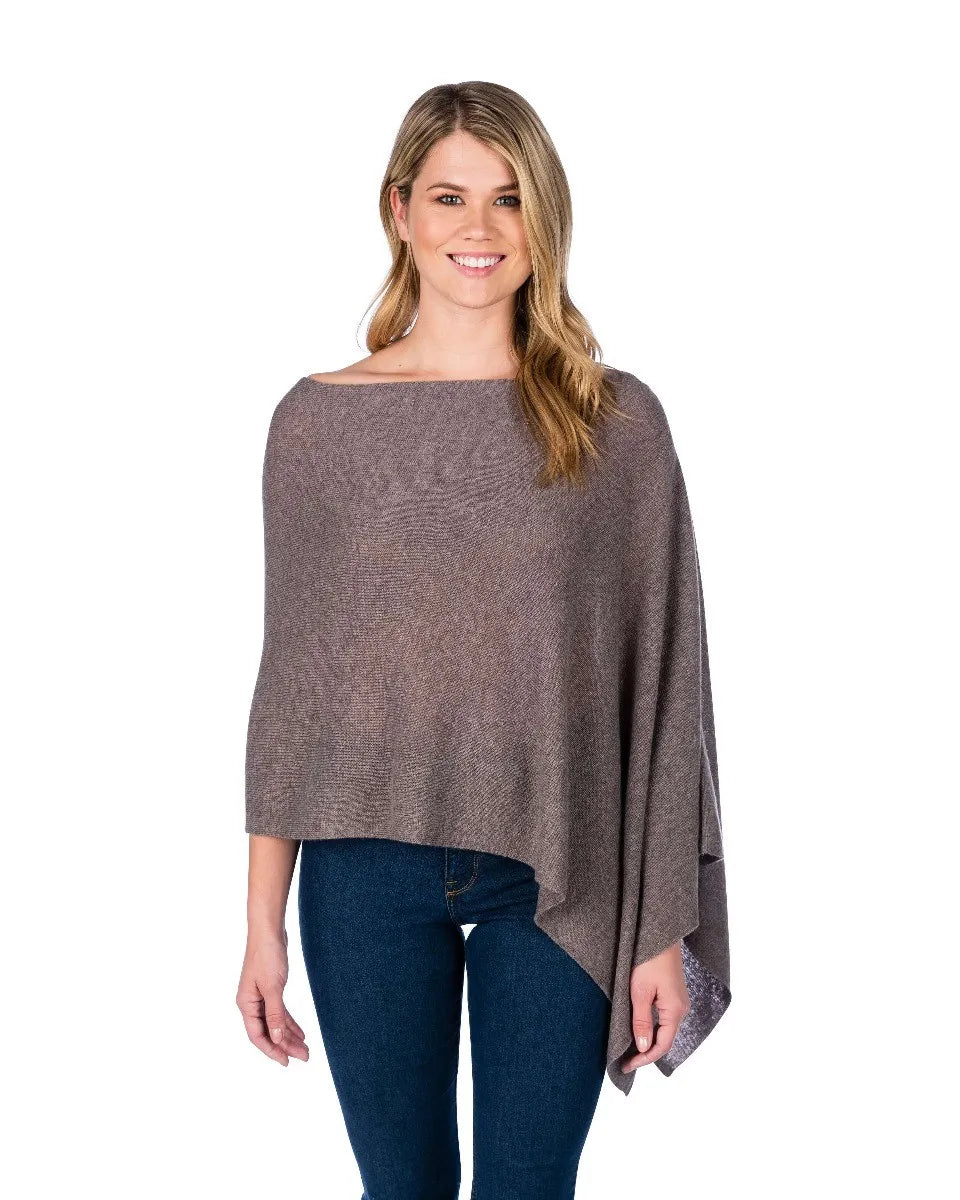 Alashan Women's Cashmere Draped Topper