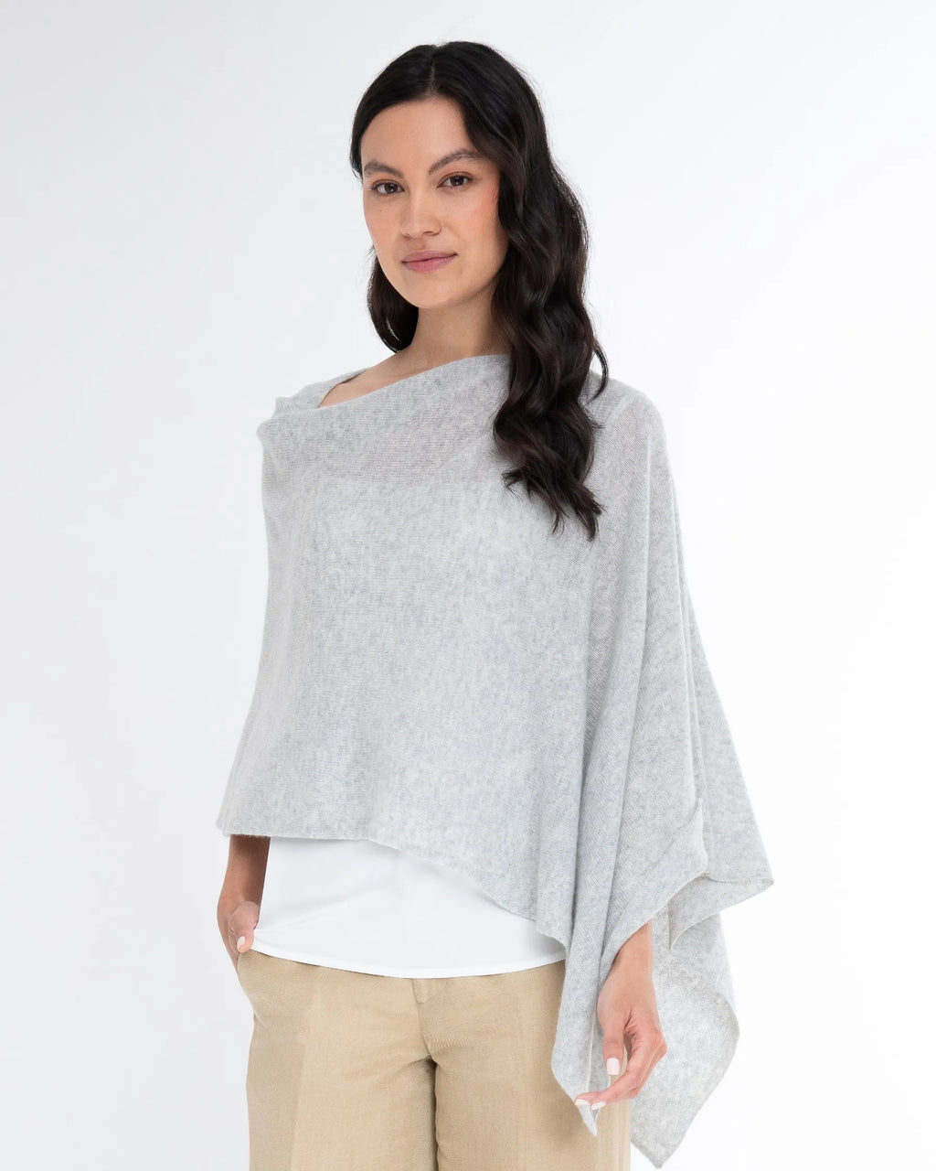 Alashan Women's Cashmere Draped Topper