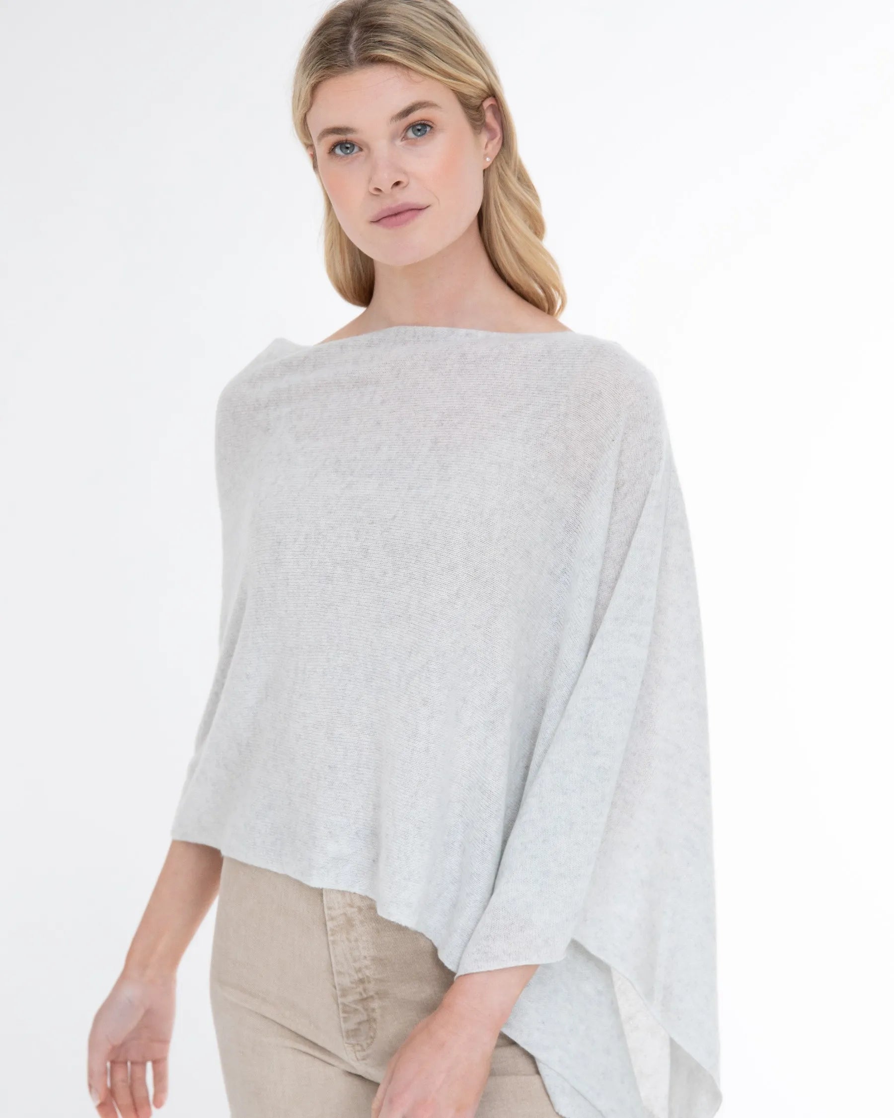 Alashan Women's Cashmere Draped Topper