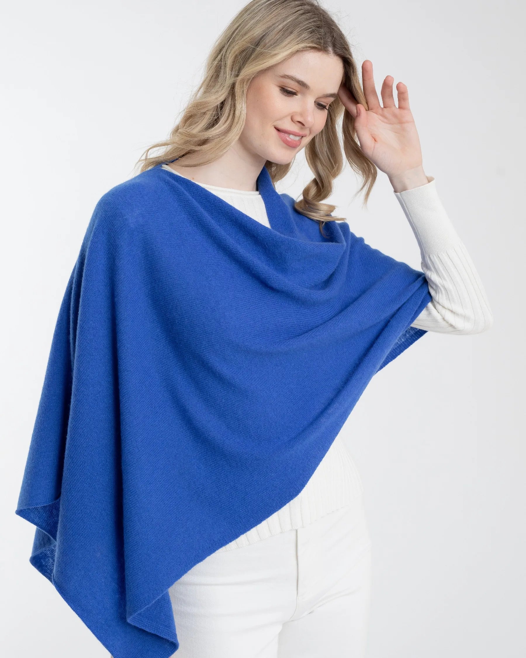 Alashan Women's Cashmere Draped Topper