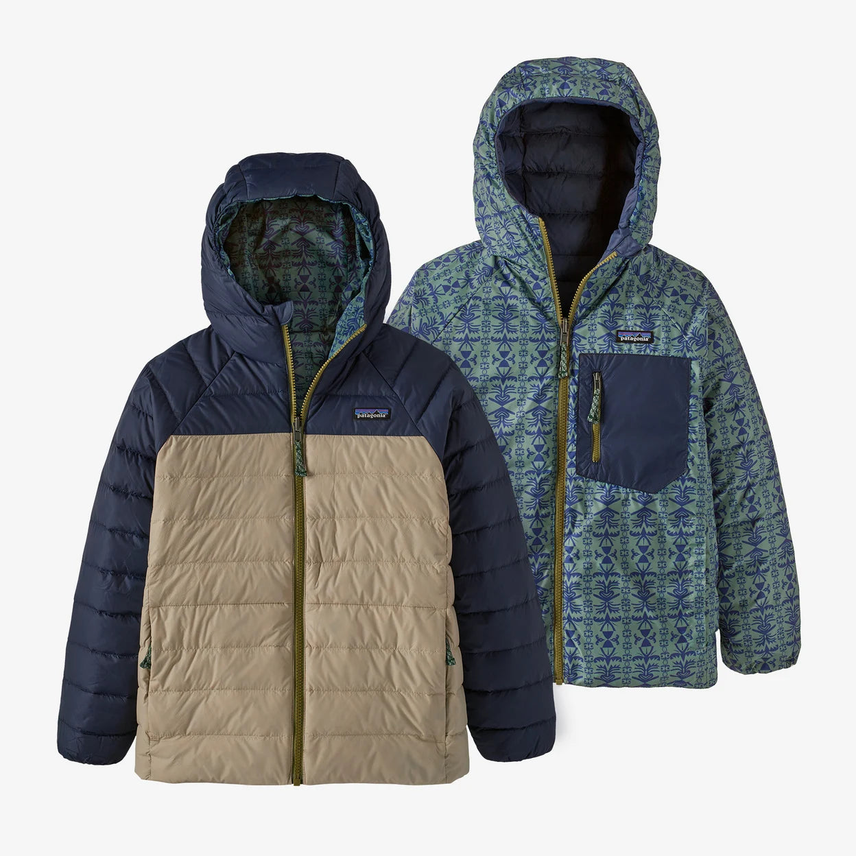 Patagonia Kid's Reversible Down Sweater Hoody
