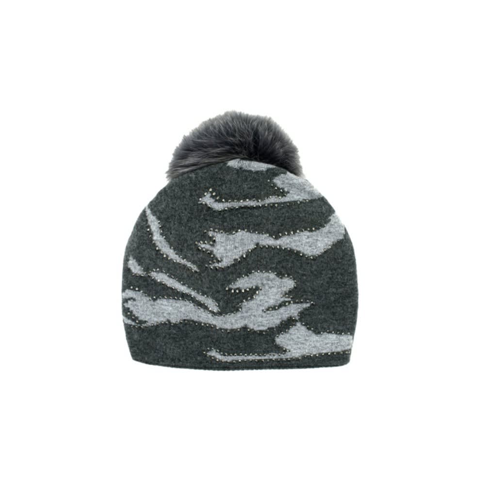 Mitchie's Camouflage Beanie Fox Pom