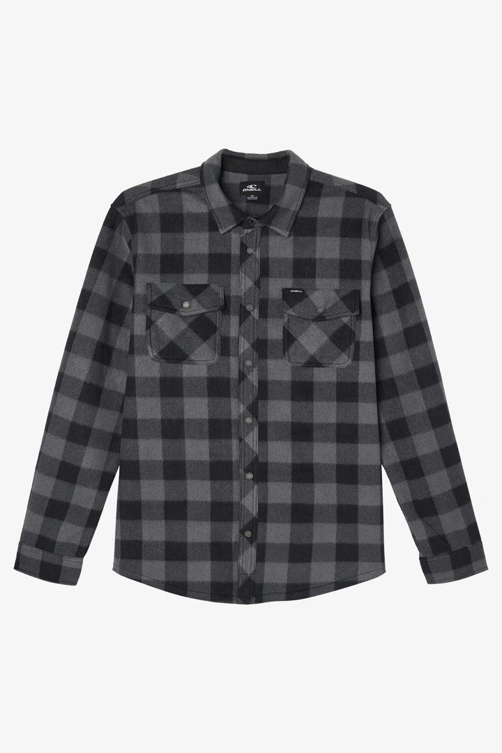 O'Neill Men's Glacier Plaid Fleece Shirt