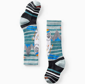 Smartwool Kid's Wintersport Full Cushion Yeti Pattern OTC Socks