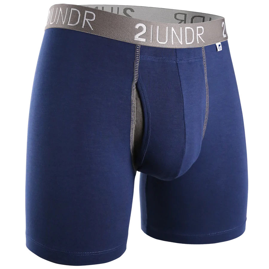 2UNDR Swing Shift 6" Boxer Brief Solid
