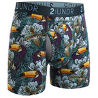2UNDR Swing Shift 6"Boxer Brief Print