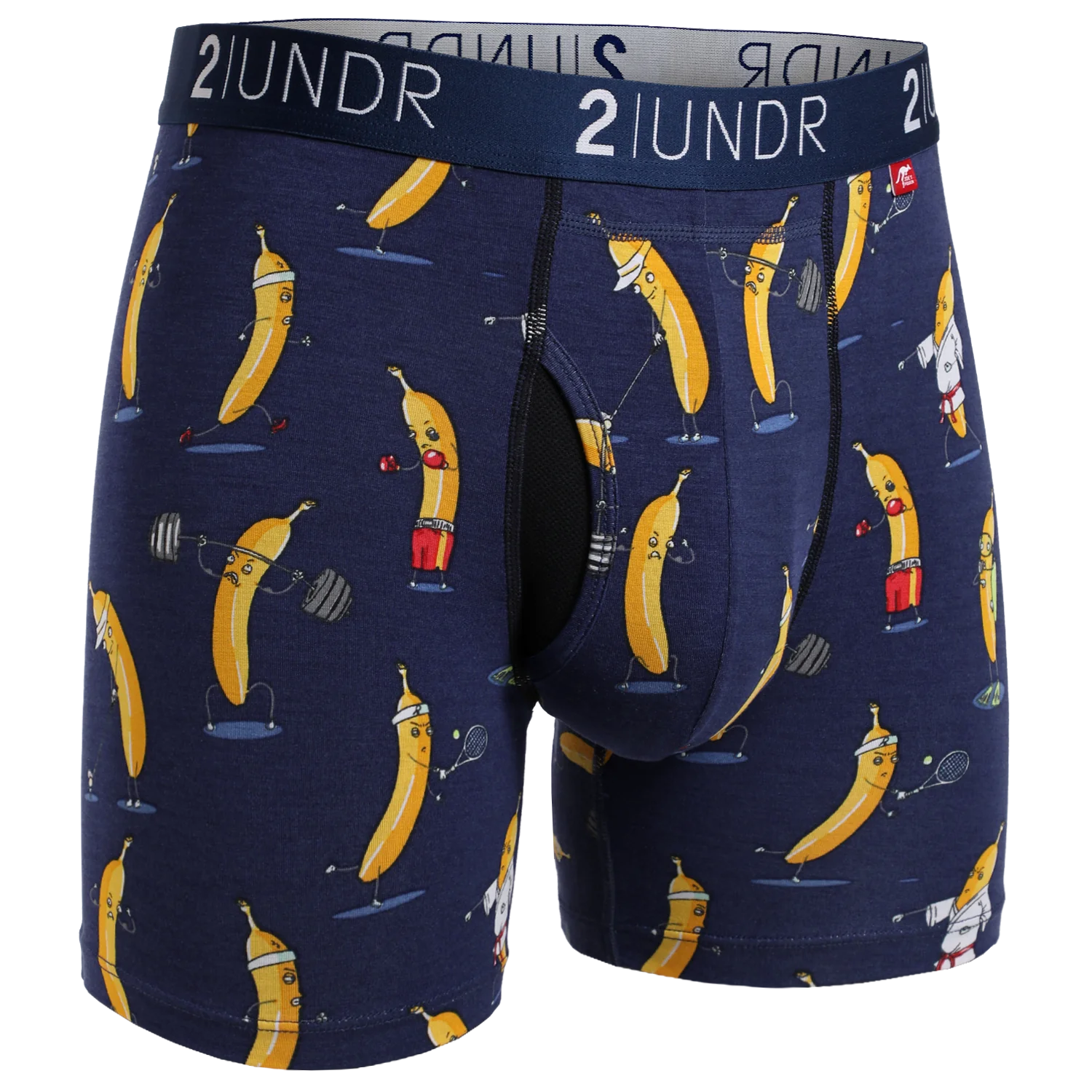 2UNDR Swing Shift 6"Boxer Brief Print