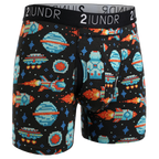2UNDR Swing Shift 6"Boxer Brief Print
