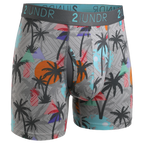 2UNDR Swing Shift 6"Boxer Brief Print
