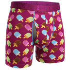 2UNDR Swing Shift 6"Boxer Brief Print