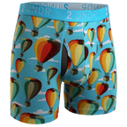 2UNDR Swing Shift 6"Boxer Brief Print