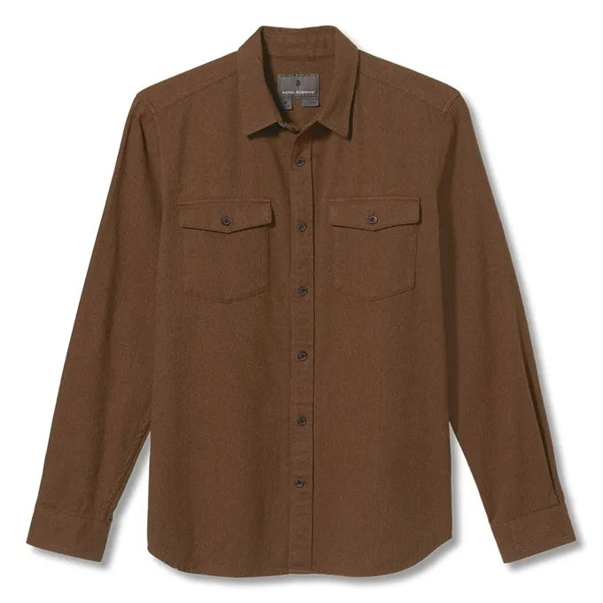 Royal Robbins Men's Bristol Organic Cotton Twill L/S