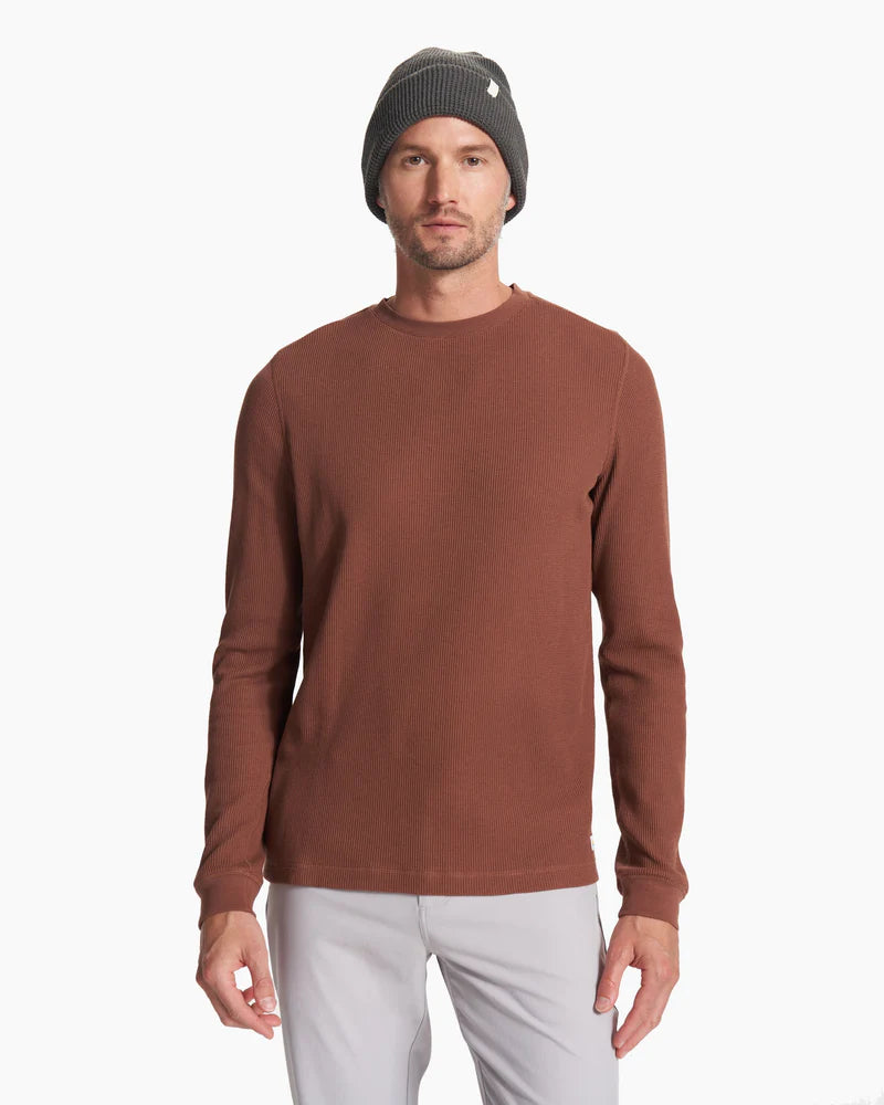 Vuori Men's Waffle LS Crew