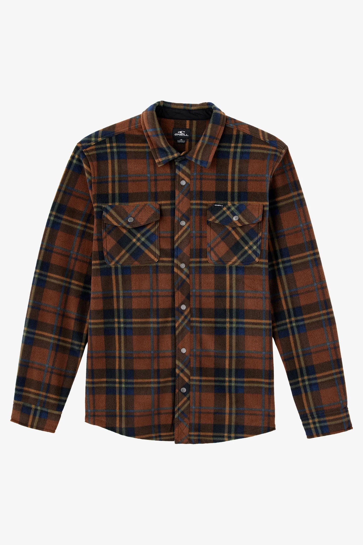O'Neill Men's Glacier Plaid Fleece Shirt