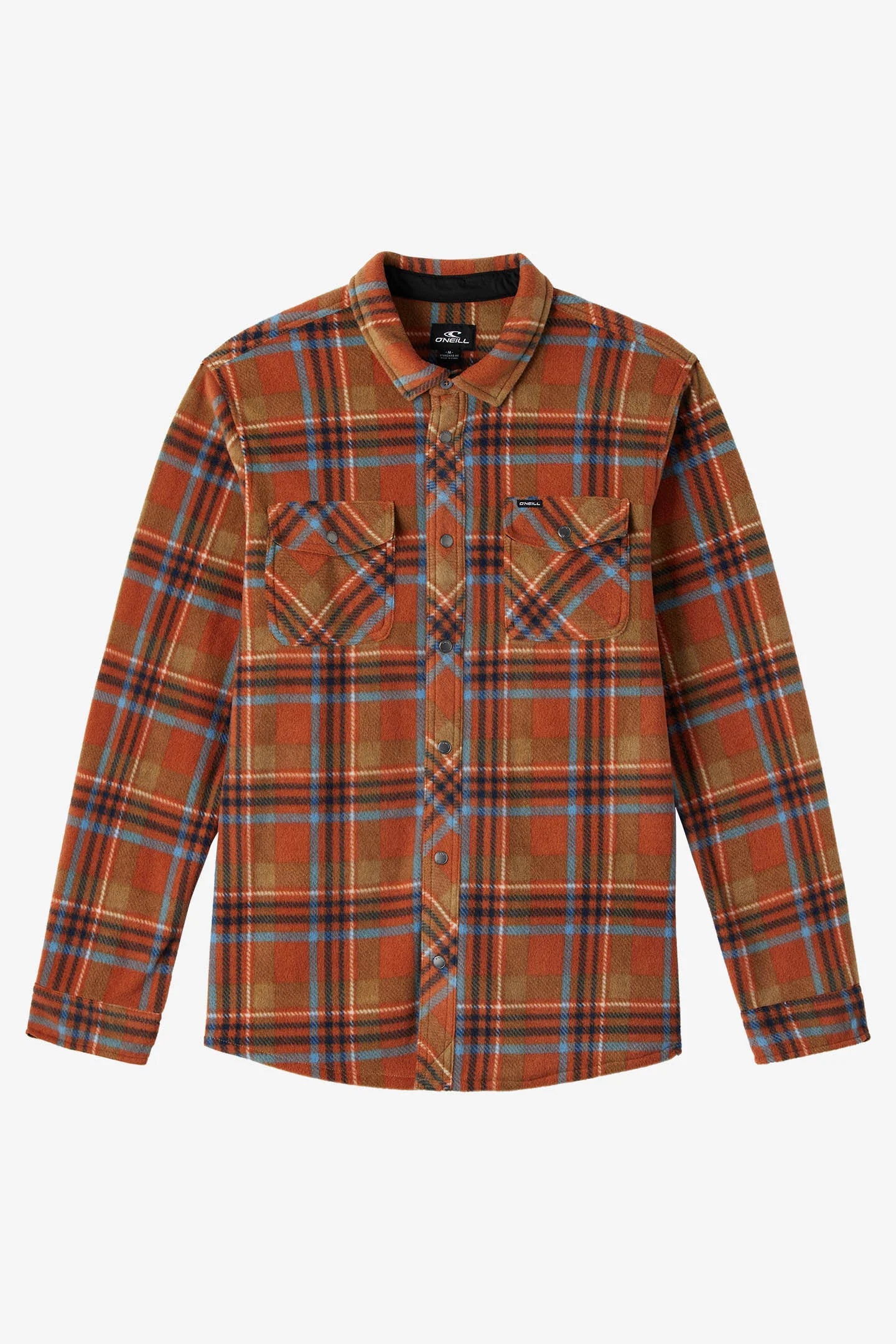 O'Neill Men's Glacier Plaid Fleece Shirt