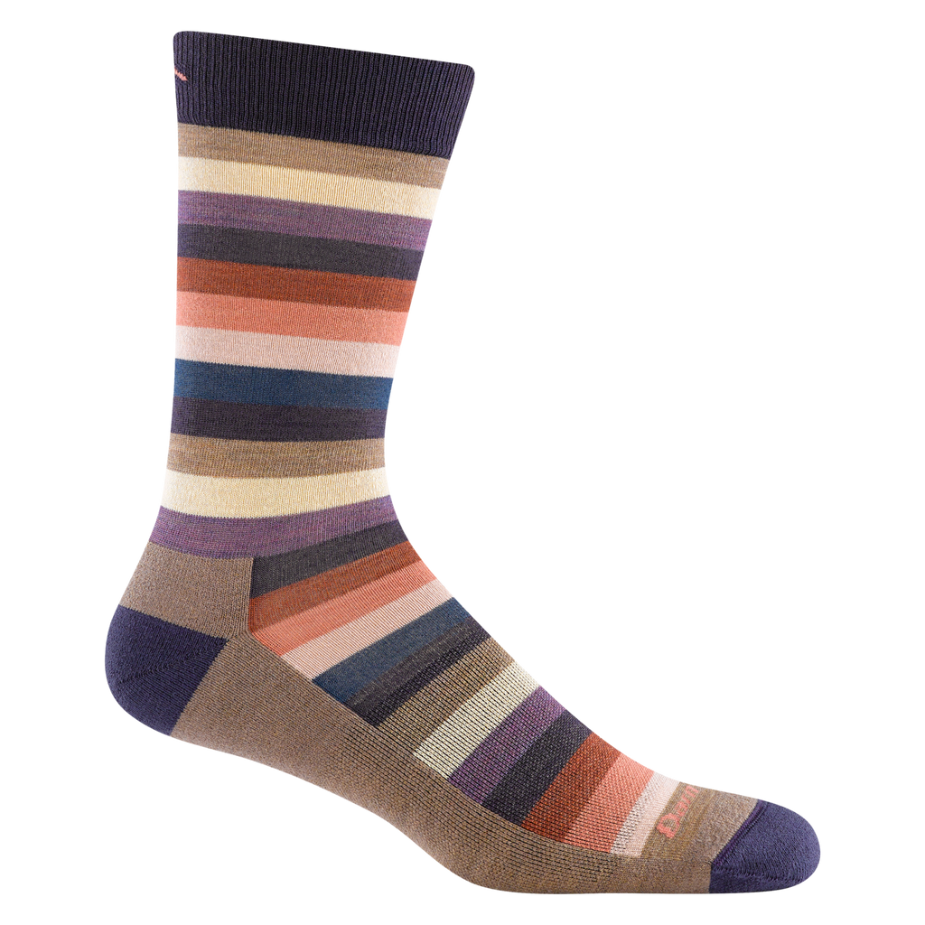 Darn Tough Men's Merlin Stripe Crew Lightweight Cushion
