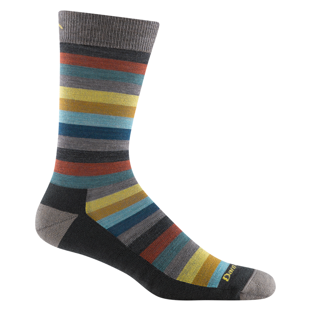 Darn Tough Men's Merlin Stripe Crew Lightweight Cushion
