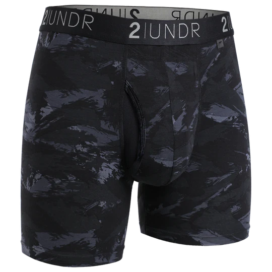 2UNDR Swing Shift 6"Boxer Brief Print
