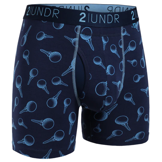 2UNDR Swing Shift 6"Boxer Brief Print