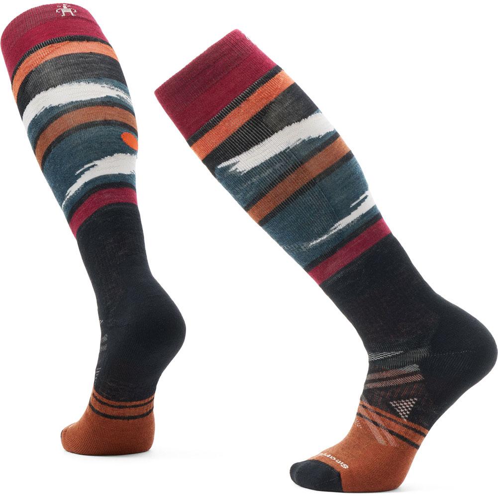Smartwool Men's Ski Full Cushion Midnight Ski Pattern OTC Socks