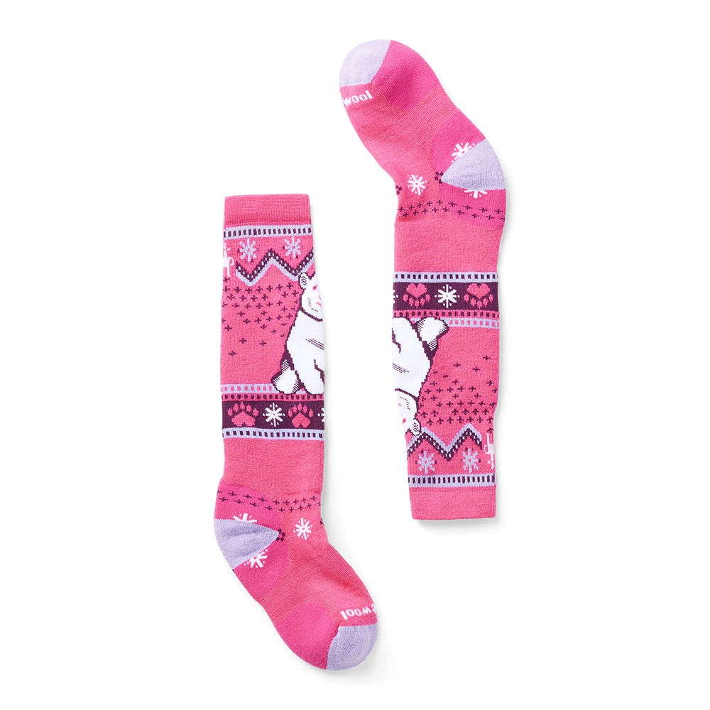 Smartwool Kid's Wintersport Full Cushion Polar Bear Pattern OTC Socks