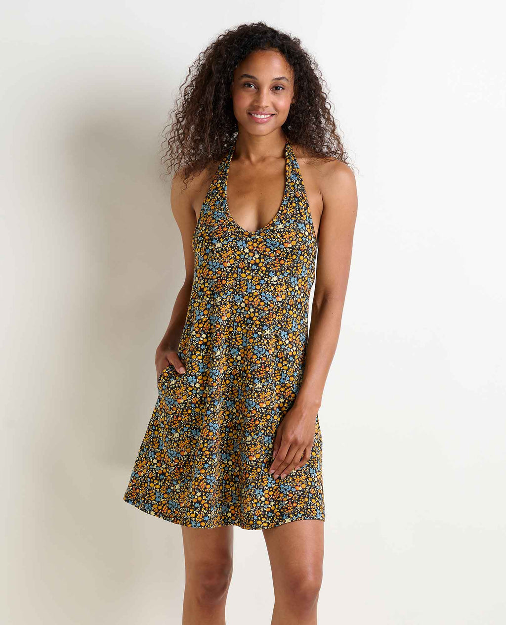Toad & Co. Women's Plumeria Halter SL Dress