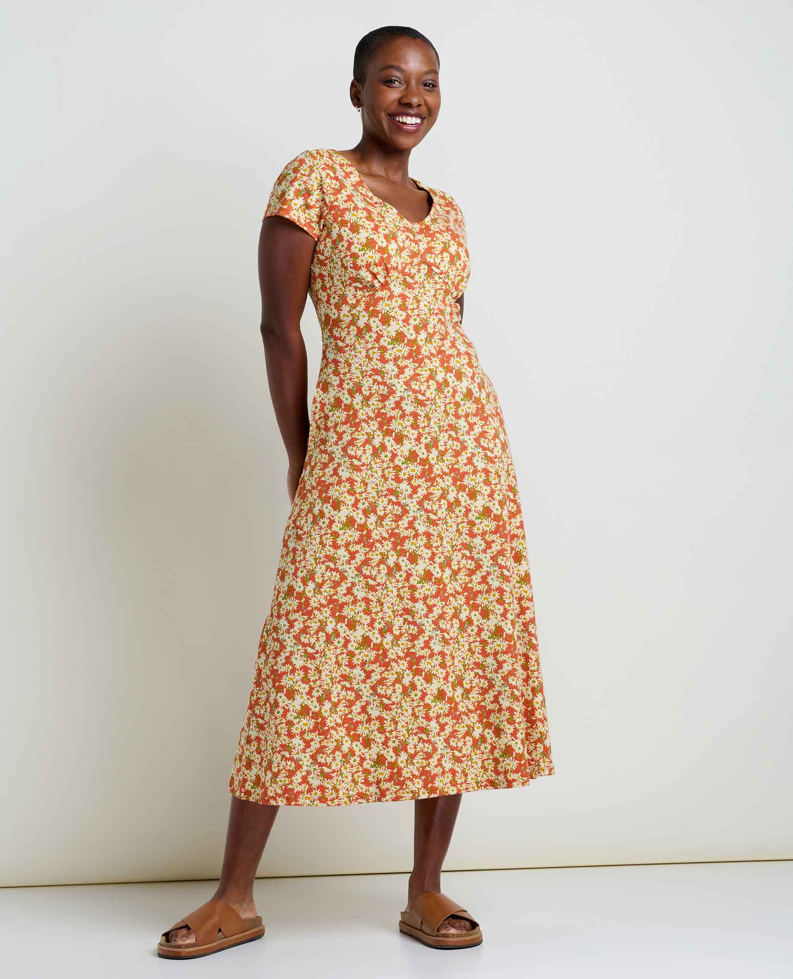 Toad & Co. Women's Rose Midi SS Dress
