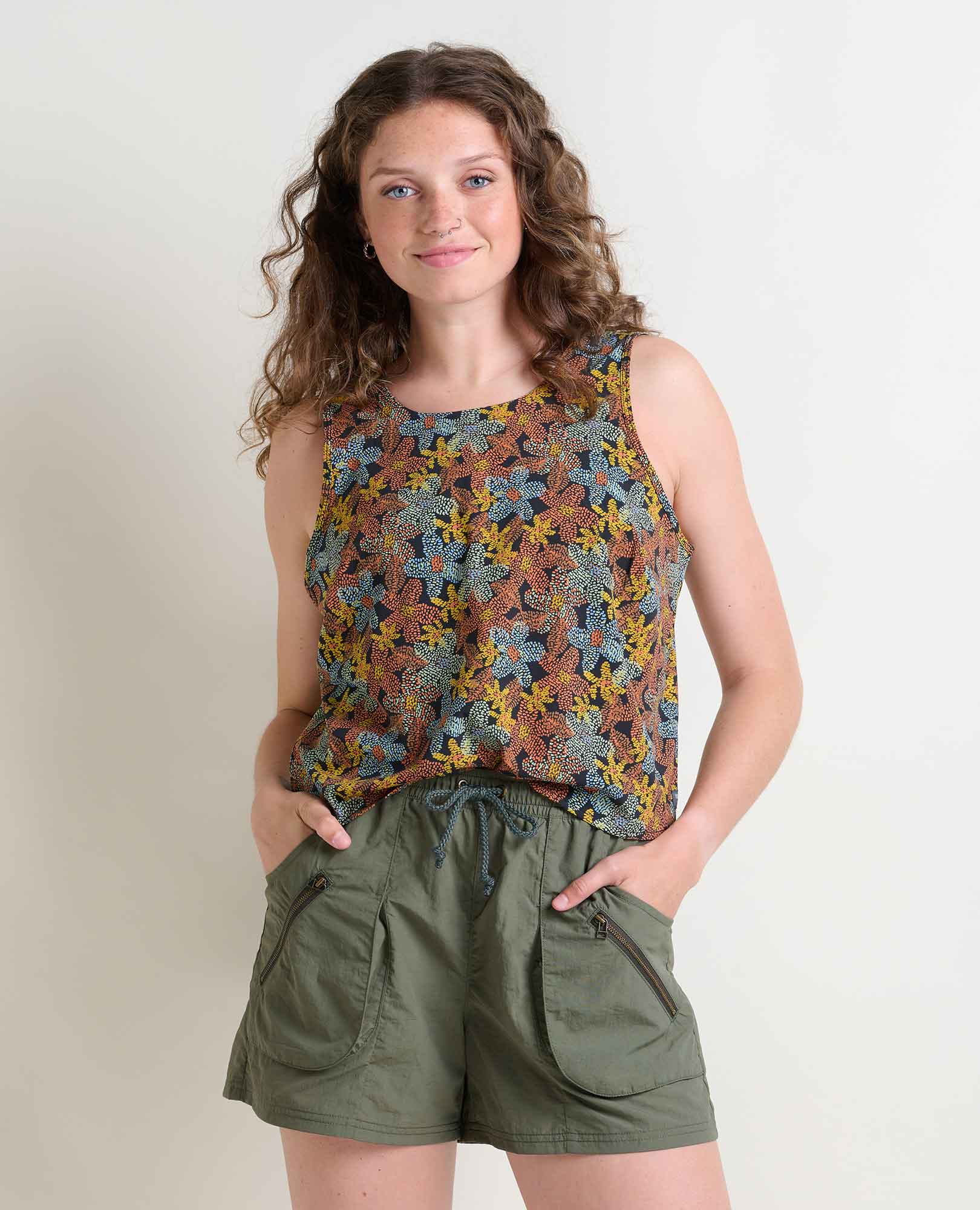 Toad & Co. Women's Sunkissed Button Back Tank