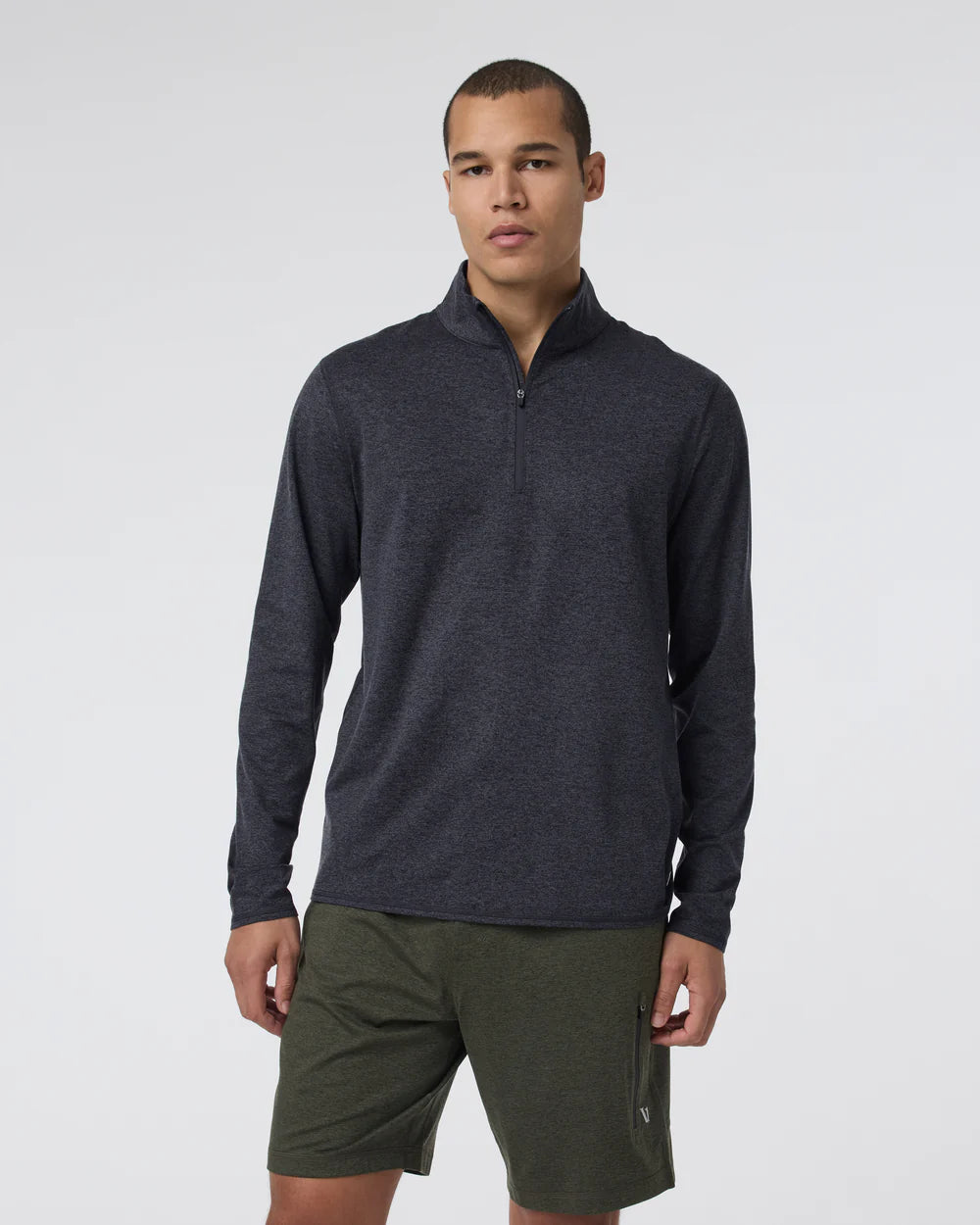 Vuori Men's Ponto 1/2 Zip Mock Neck