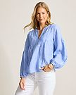 Tommy Bahama Women's Coastalina Pintuck Peasant Top