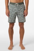 O'Neill Men's Cruzer Stripe Scallop 18" Boardshort