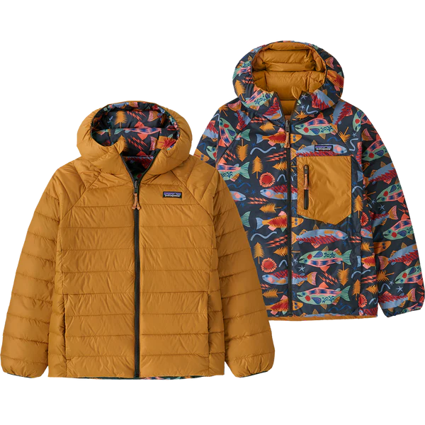 Patagonia Kid's Reversible Down Sweater Hoody