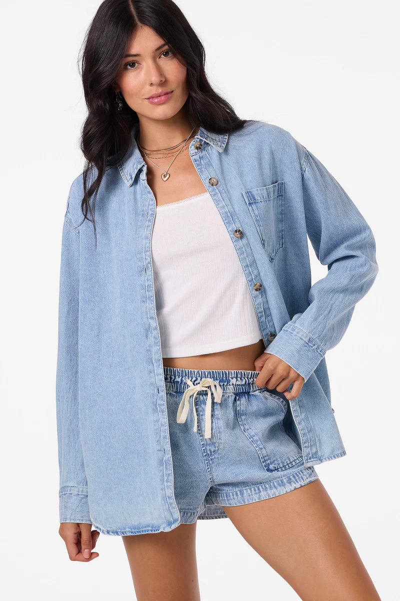 O'Neill Women's Sevie Denim Shacket