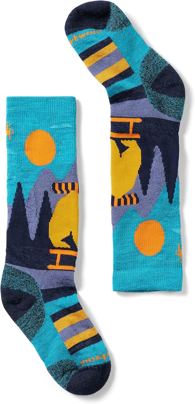 Smartwool Kid's Ski Light Cushion Sleigh Bear OTC Socks