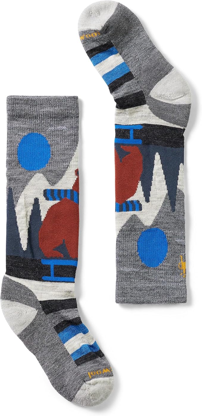 Smartwool Kid's Ski Light Cushion Sleigh Bear OTC Socks
