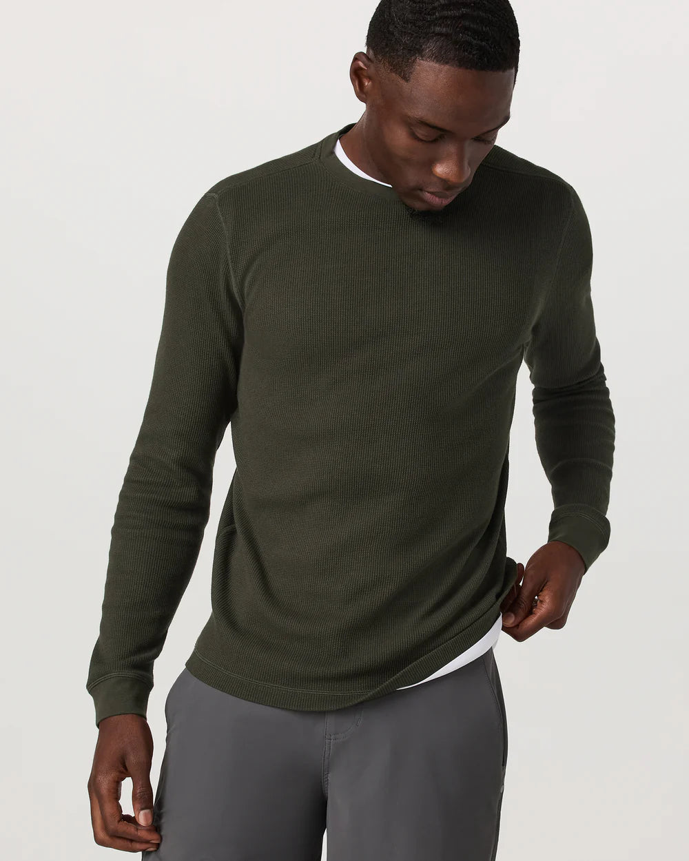 Vuori Men's Waffle LS Crew