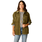 Carve Hudson Stretch Cord Shacket