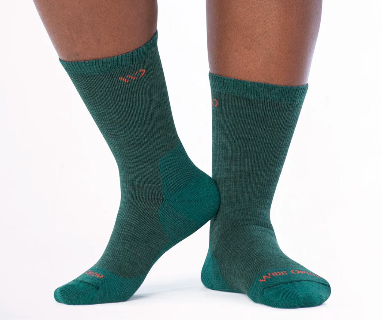 Wide Open Women's Solid Midweight Crew