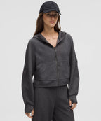 Lululemon Women's Scuba Oversized Full-Zip Hoodie Waffle