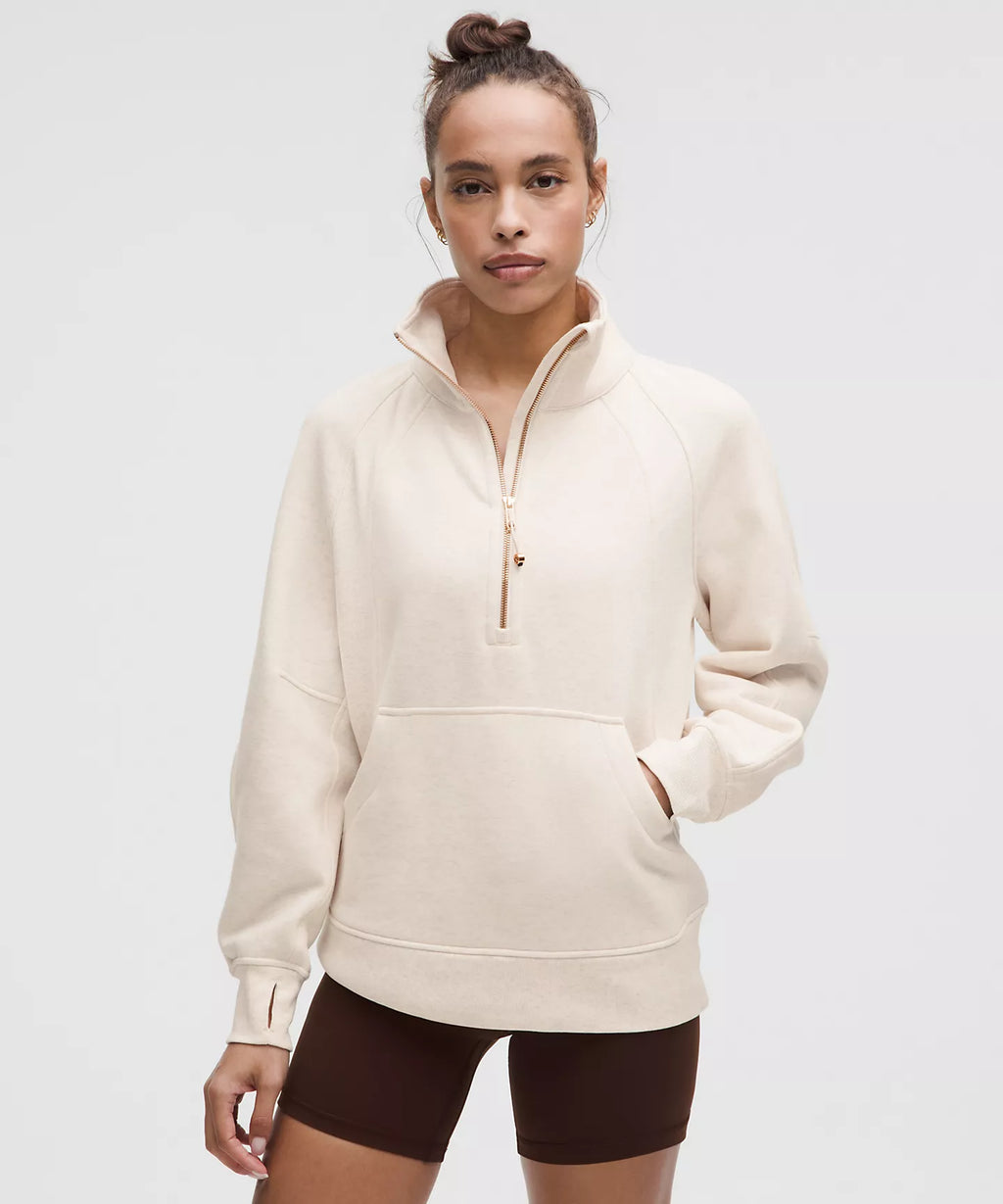 Lululemon Women's Scuba Oversized Funnel-Neck Half Zip