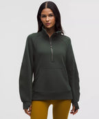Lululemon Women's Scuba Oversized Funnel-Neck Half Zip