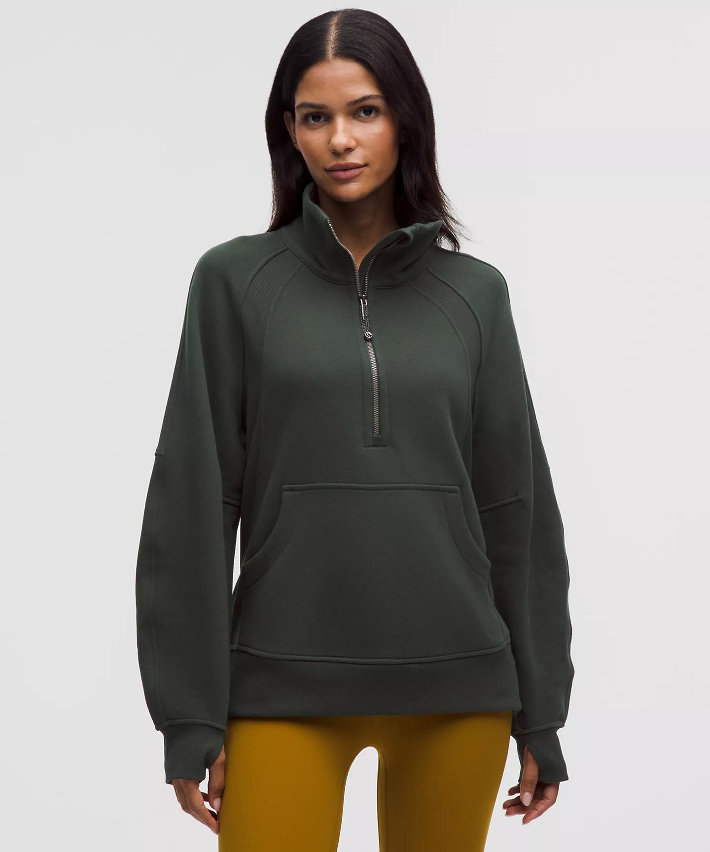 Lululemon Women's Scuba Oversized Funnel-Neck Half Zip