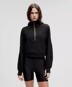 Lululemon Women's Scuba Oversized Funnel-Neck Half Zip