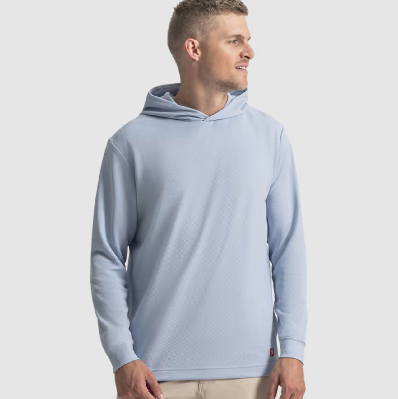 Footjoy Men's Textured Jacquard Hoodie