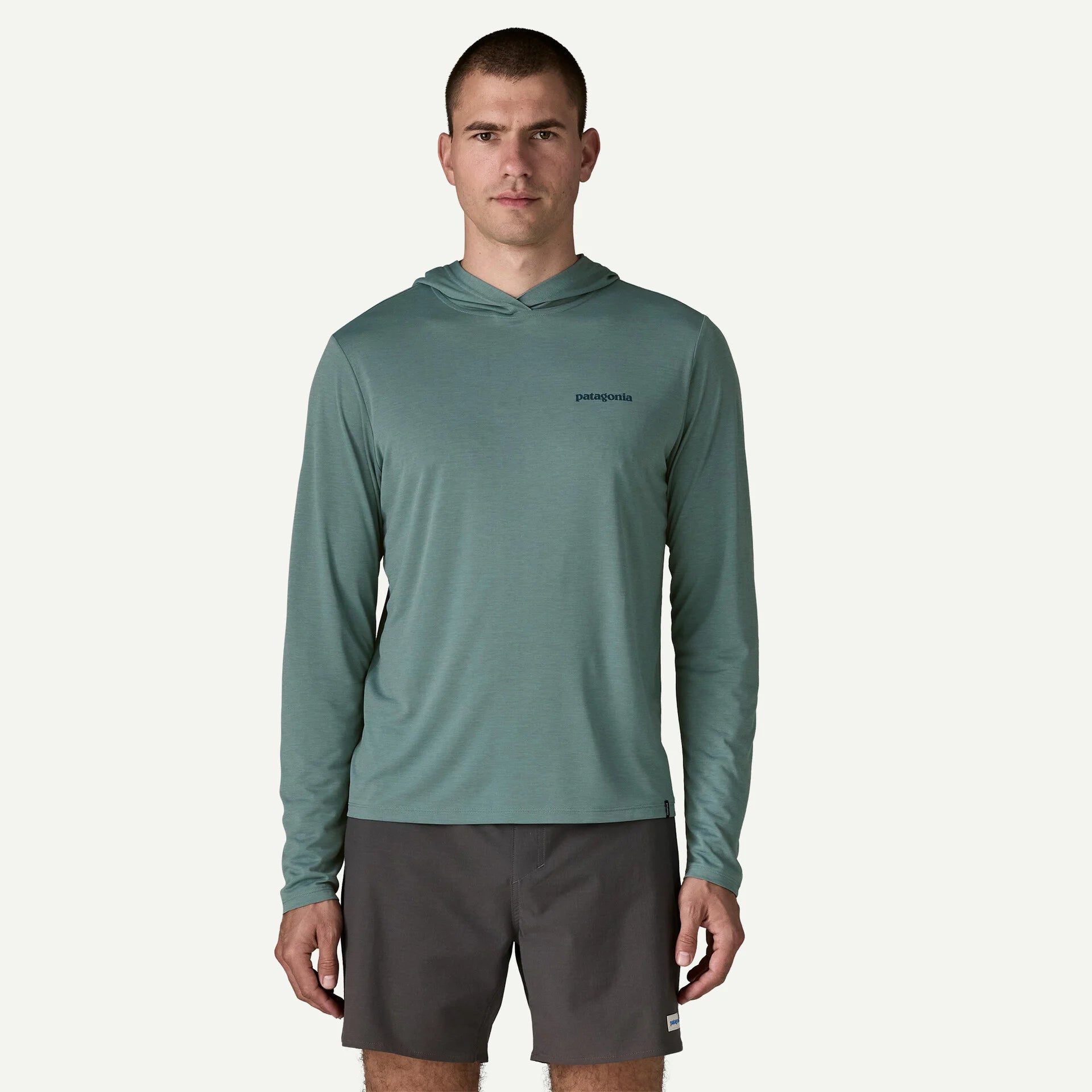 Patagonia Men's Cap Cool Daily Hoody Boardshort Logo